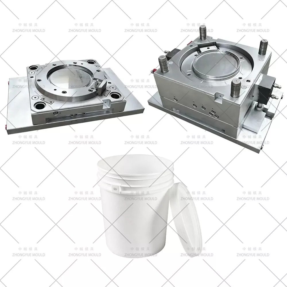 Khuôn nắp thùng sơn nhựa 20L