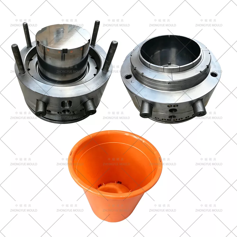 Khuôn nhựa trồng chậu hoa tròn 35L