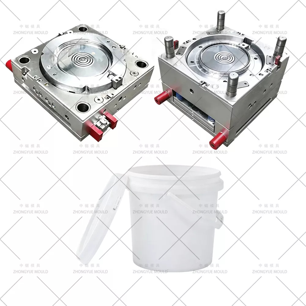 Khuôn nắp thùng sơn nhựa 5L