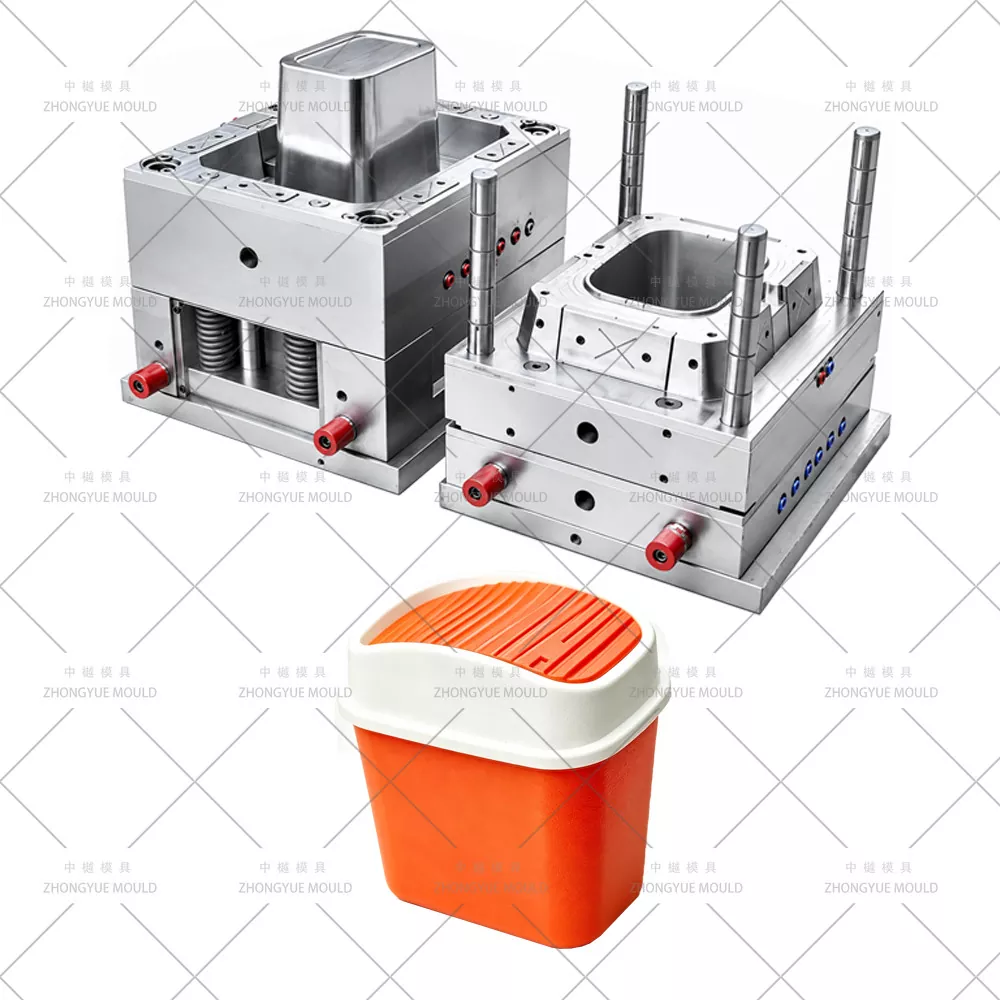 Khuôn thùng rác để bàn nhựa