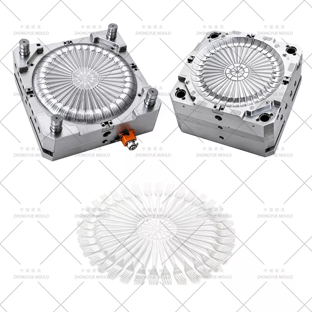 Khuôn nĩa nhựa dùng một lần