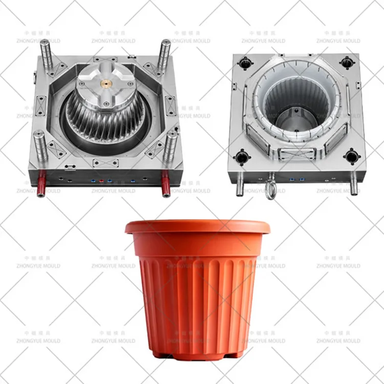 Khuôn chậu nhựa sân vườn