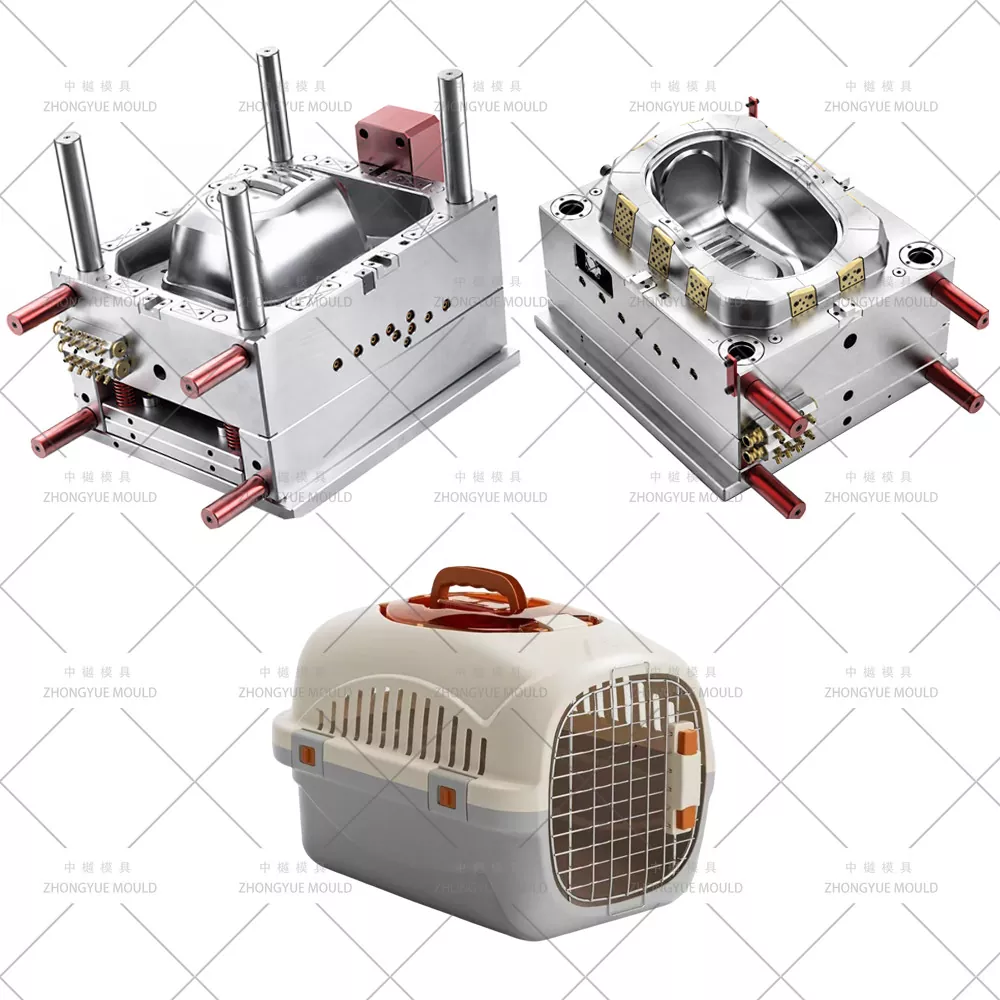 Máy ép nhựa Vật nuôi chứa đáy khuôn Khoang