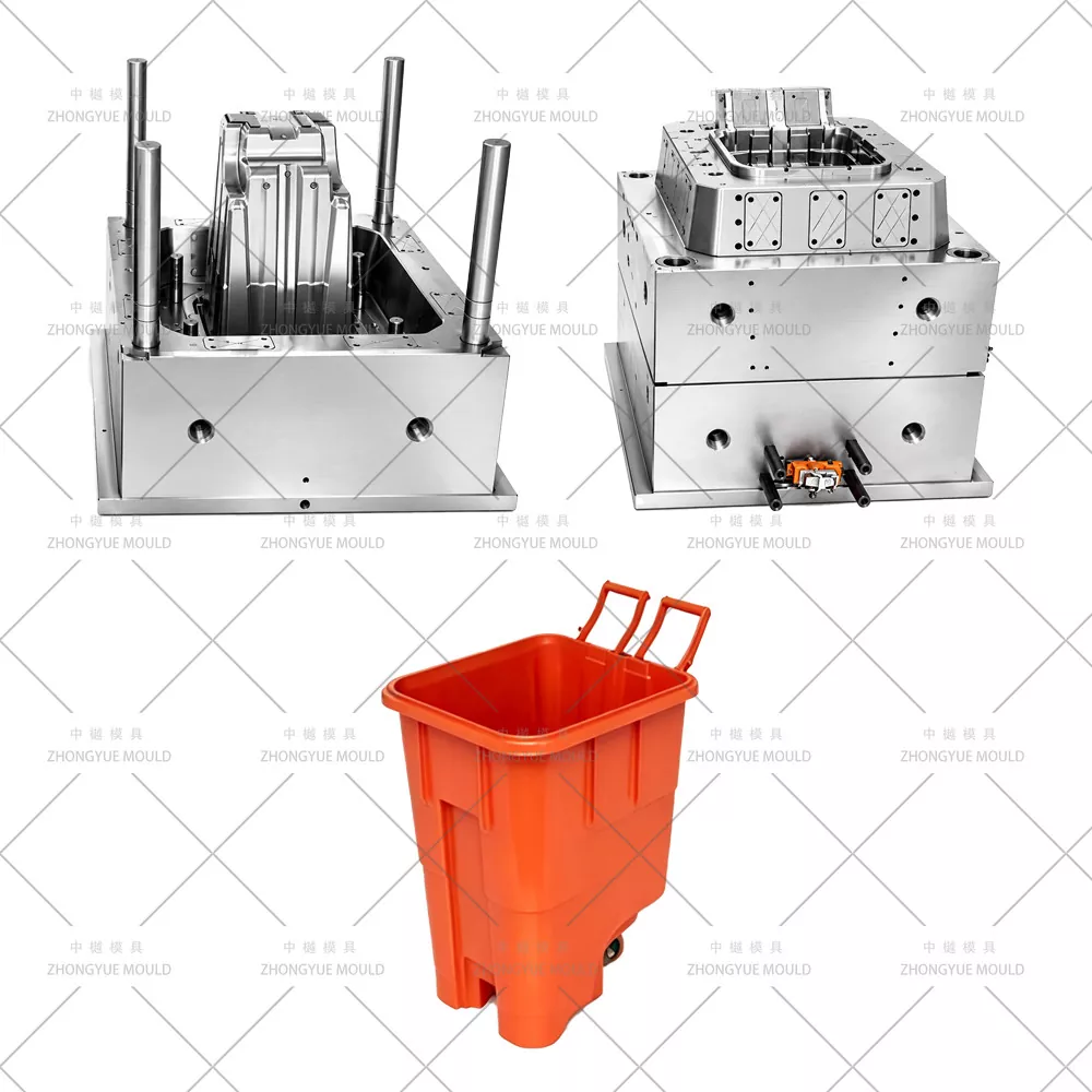 Khuôn thùng rác ngoài trời bằng nhựa