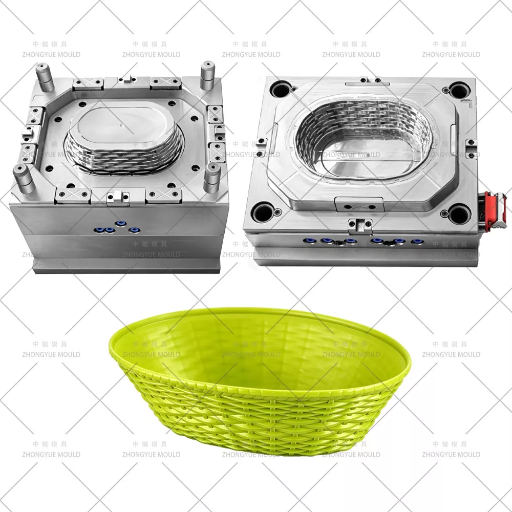 Khuôn nhựa mây hình bầu dục