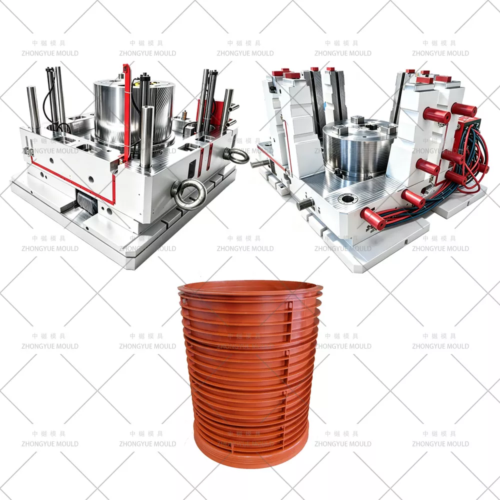 Khuôn mở rộng hố ga bằng nhựa PP DN1000