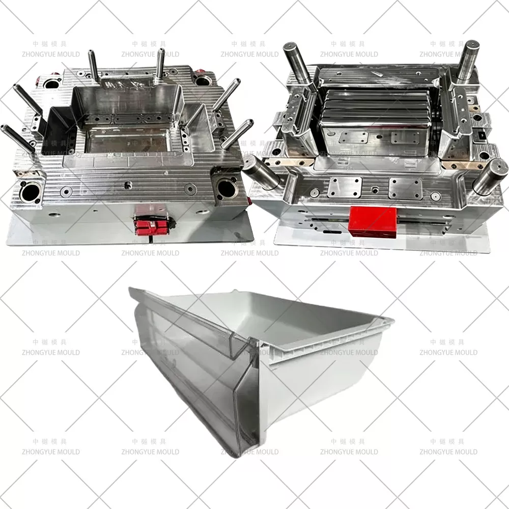 Khuôn ngăn kéo tủ lạnh bằng nhựa