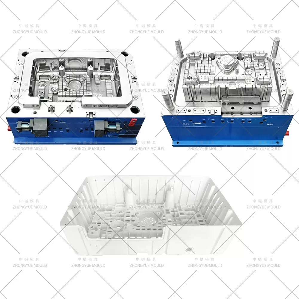 Khuôn đế máy giặt bằng nhựa
