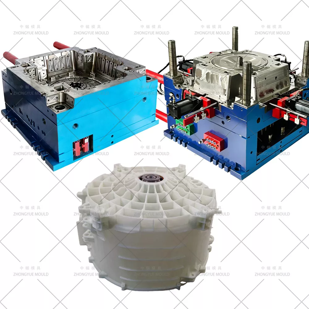 Máy giặt nhựa khuôn bồn phía sau